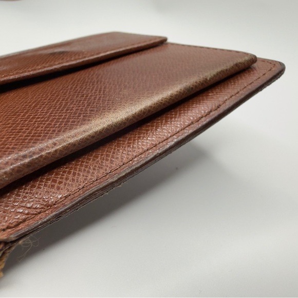 Louis Vuitton Vintage Slim Marco Bi-Fold Wallet | Brown Monogram | Mens | Used | - Picture 10 of 16